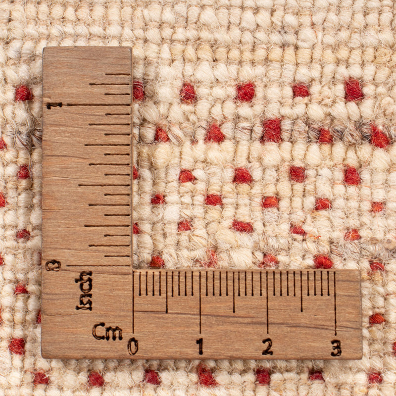 Alfombra Gabbeh - Loribaft Indus cuadrado  - 246 x 249 cm - beige claro