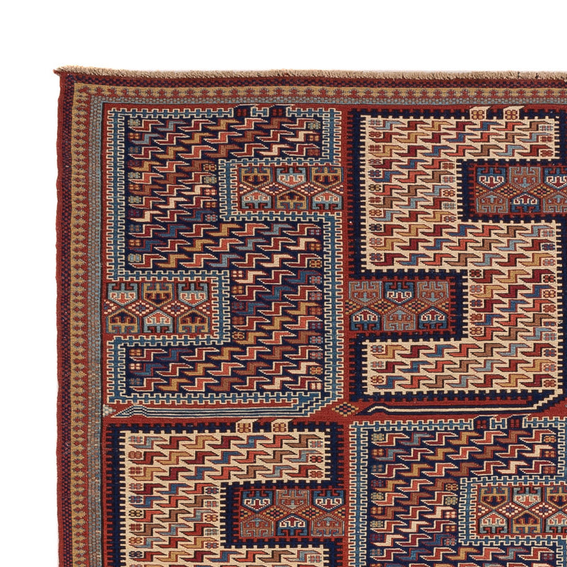 Alfombra Kelim - Oriental - Soumak - 212 x 170 cm - multicolor