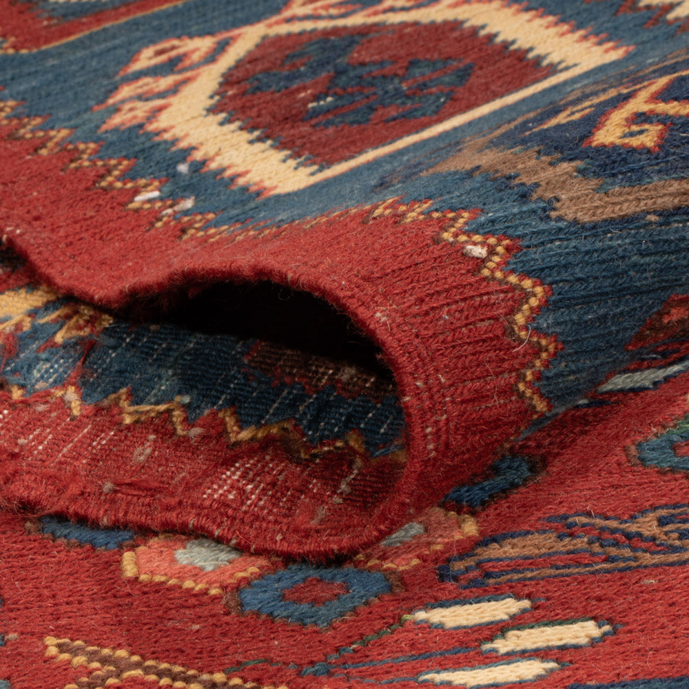 Alfombra Kelim - Oriental - Soumak - 228 x 175 cm - óxido