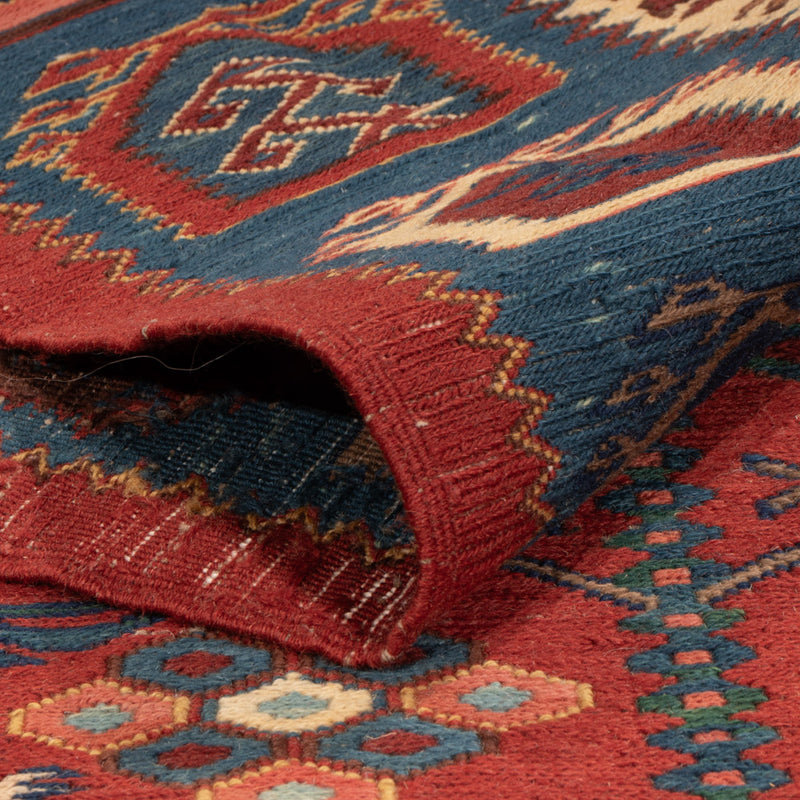 Alfombra Kelim - Oriental - Soumak - 229 x 175 cm - óxido
