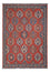 Alfombra Kelim - Oriental - Real - 253 x 177 cm - rojo