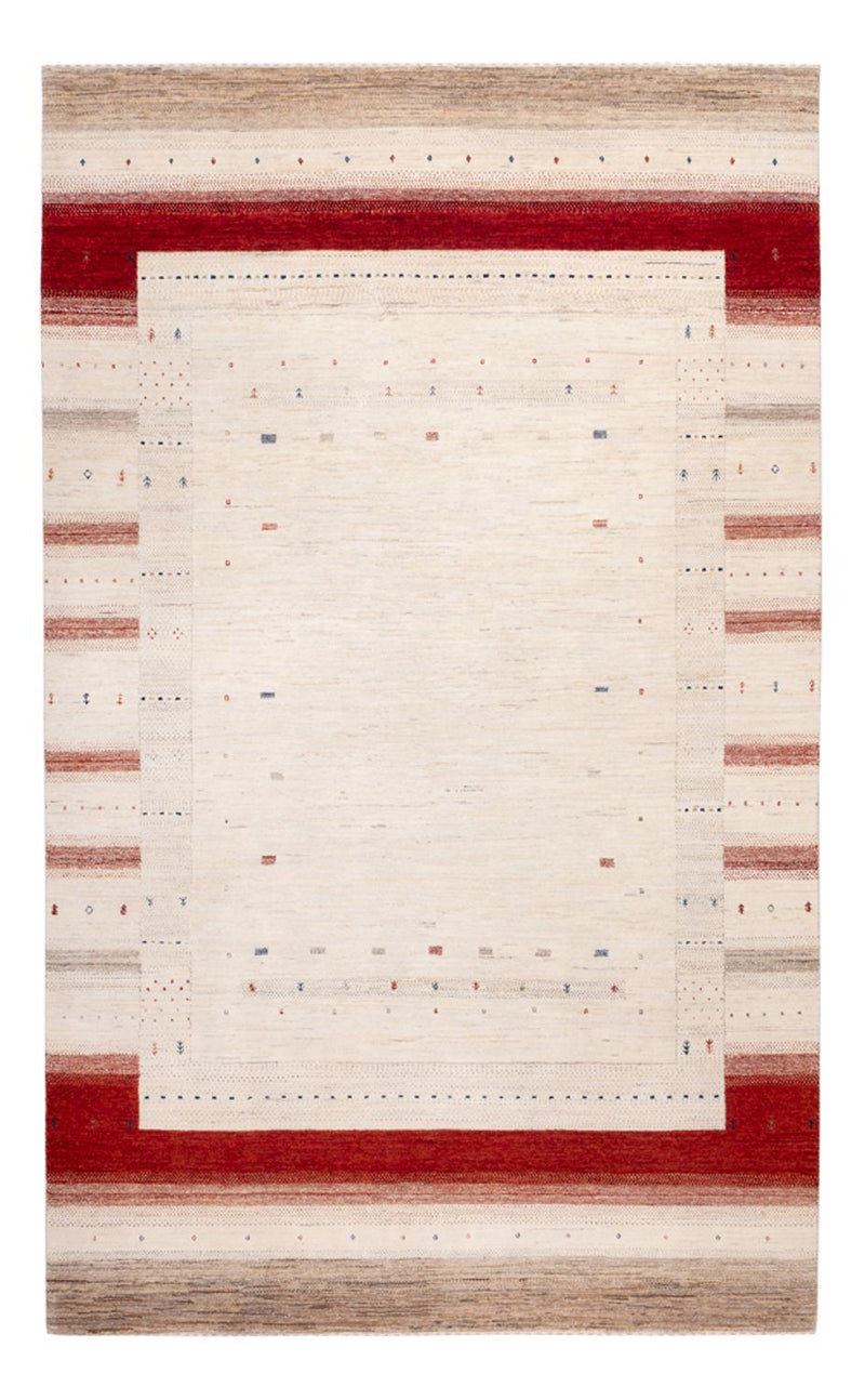 Alfombra Gabbeh - Loribaft Indus - 292 x 185 cm - beige