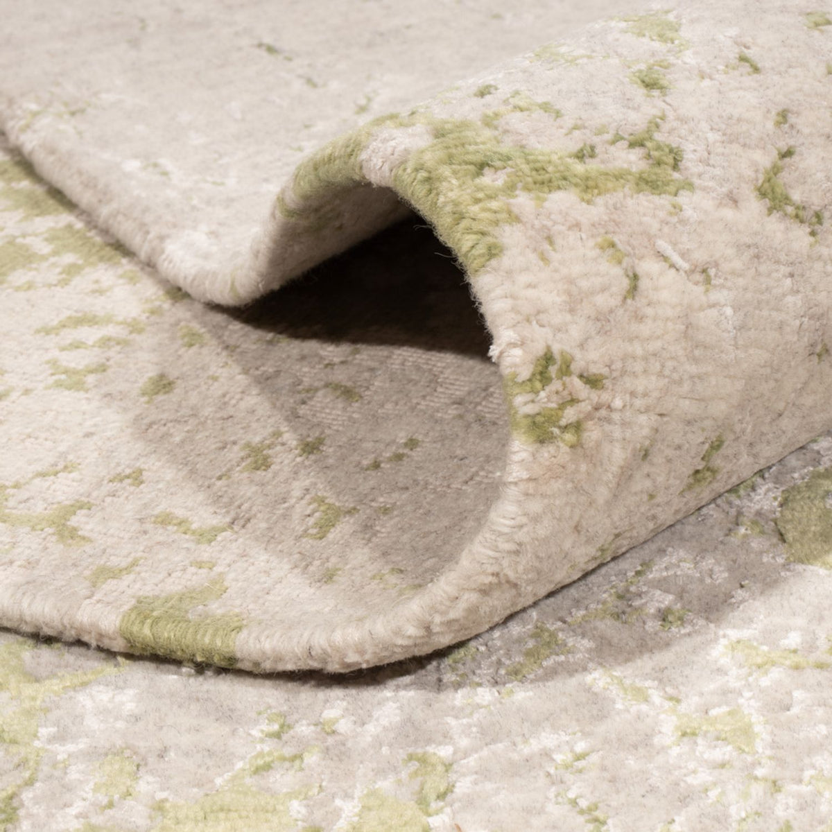 Alfombra de diseño - 302 x 250 cm - verde claro