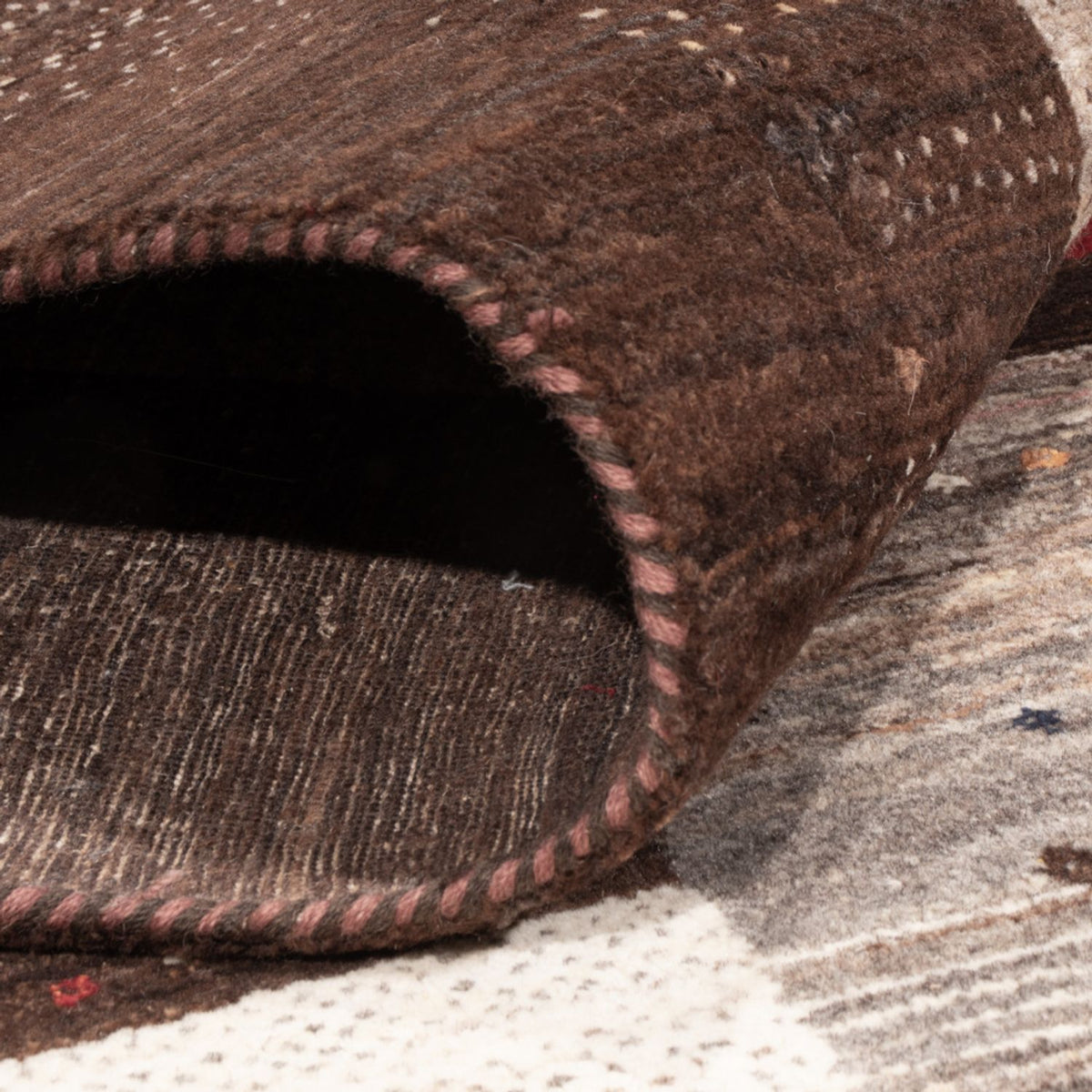 Alfombra Gabbeh - Loribaft Indus - 299 x 244 cm - multicolor