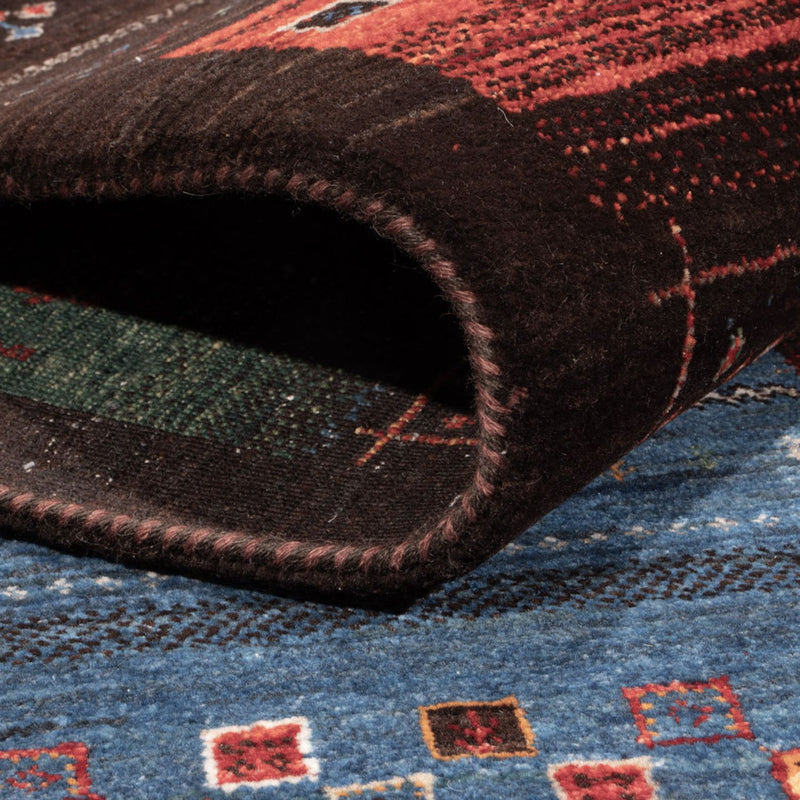 Alfombra Gabbeh - Loribaft Indus - 304 x 257 cm - multicolor