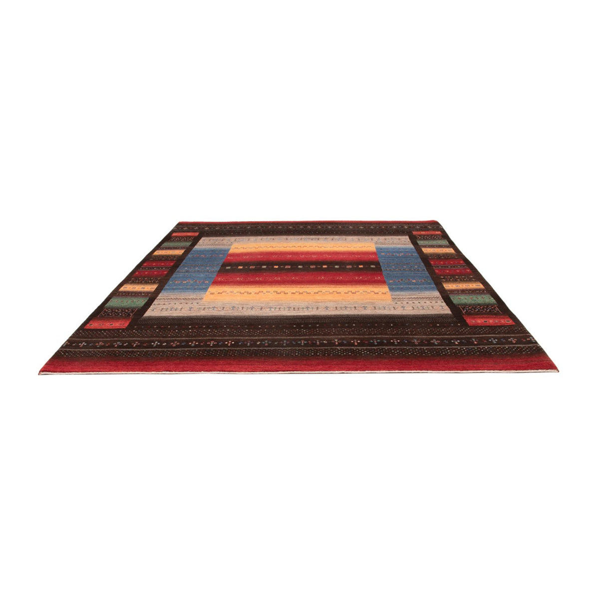 Alfombra Gabbeh - Loribaft Indus - 304 x 257 cm - multicolor