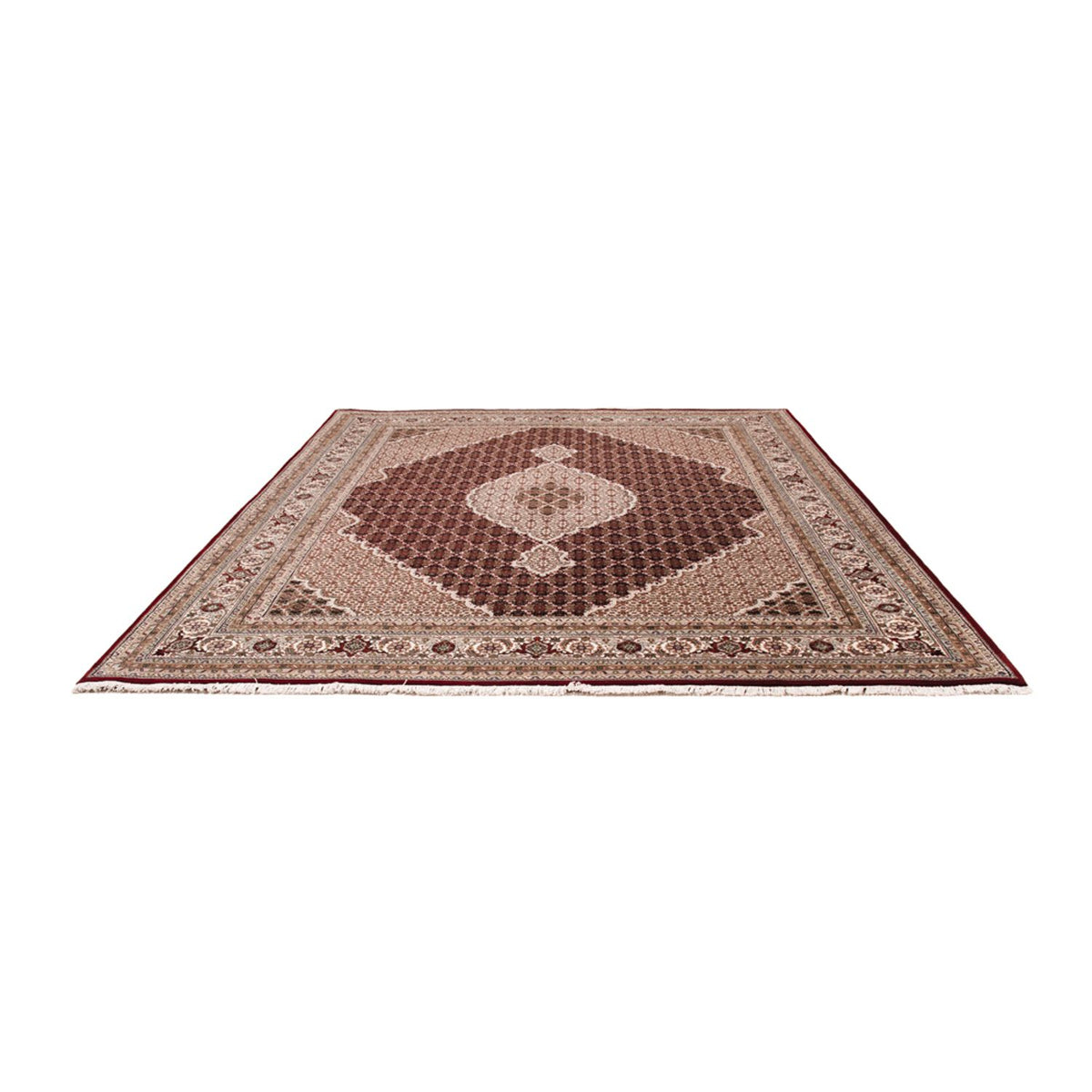 Alfombra oriental - Tabriz - 306 x 248 cm - beige oscuro