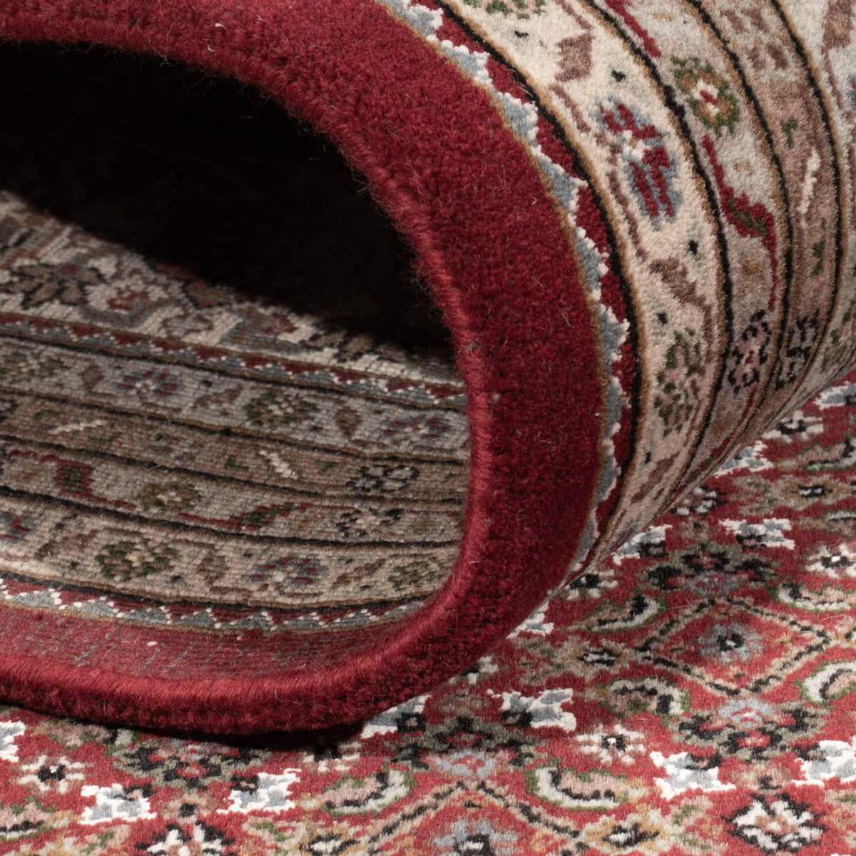 Alfombra oriental - Tabriz - 303 x 253 cm - beige oscuro