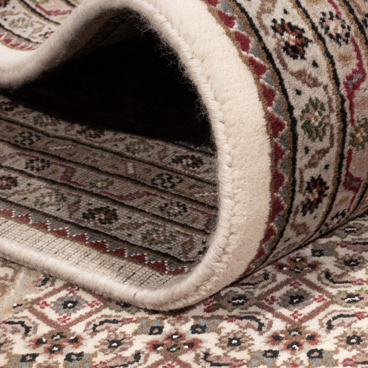 Alfombra oriental - Tabriz - 304 x 249 cm - beige oscuro