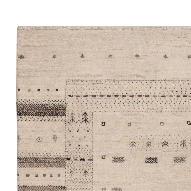 Alfombra Gabbeh - Loribaft Indus - 152 x 105 cm - crema