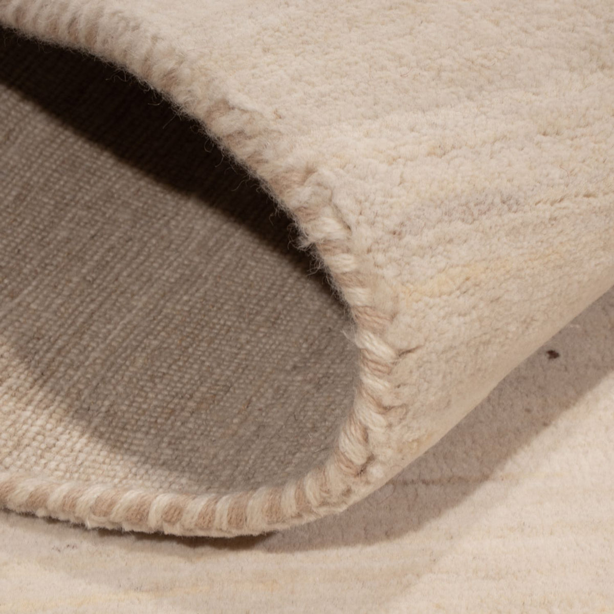 Alfombra Gabbeh - Loribaft Indus - 145 x 106 cm - crema