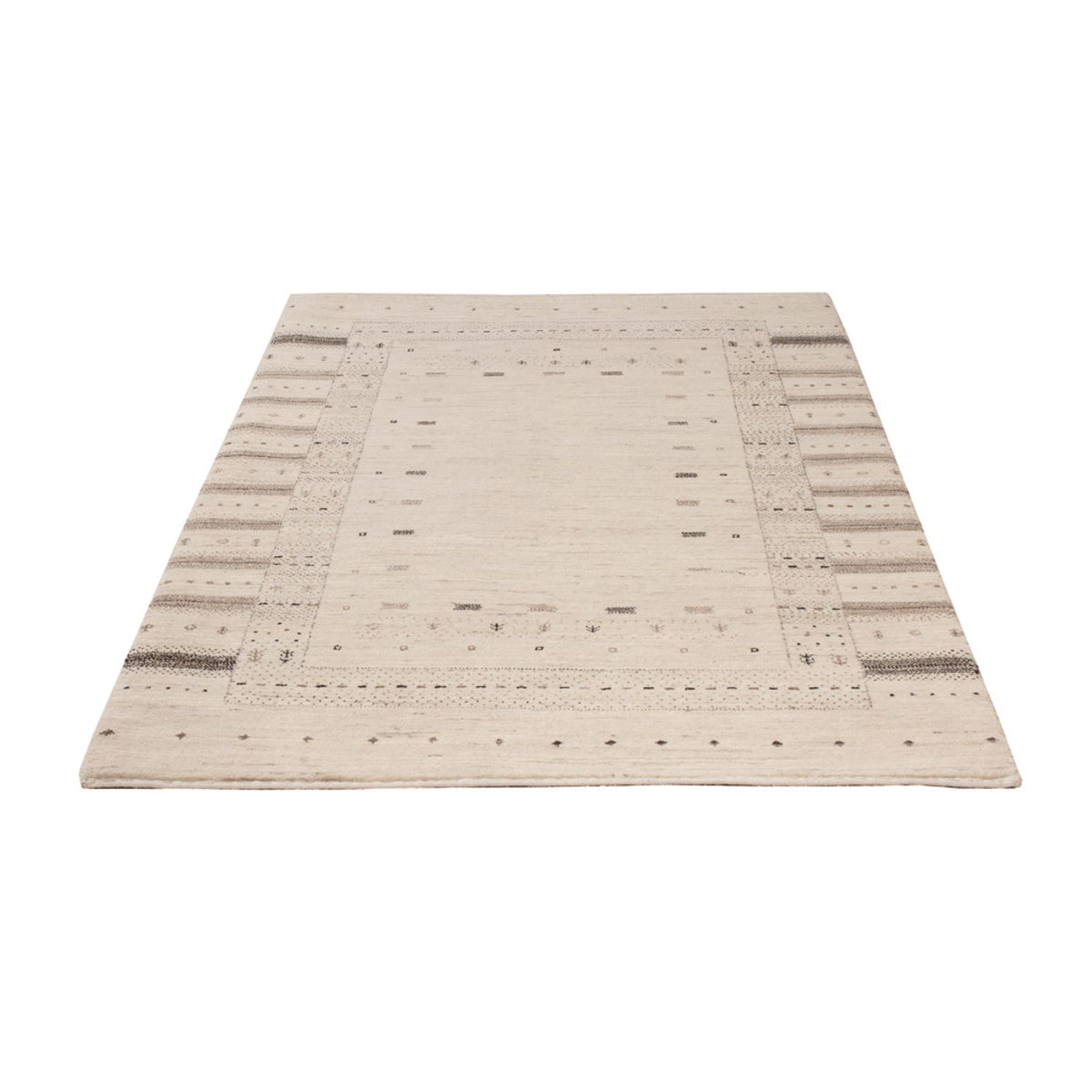 Alfombra Gabbeh - Loribaft Indus - 153 x 108 cm - beige