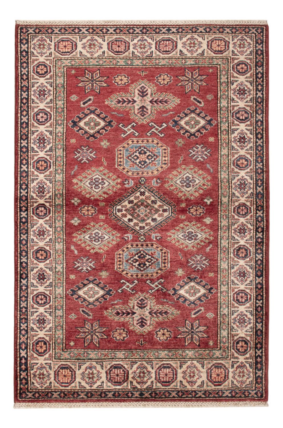 Alfombra Ziegler - Kazak - 151 x 100 cm - rojo