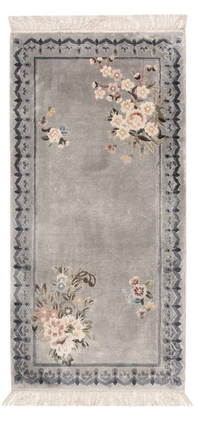 Seda china Alfombra 60x124cm - Alfombra oriental