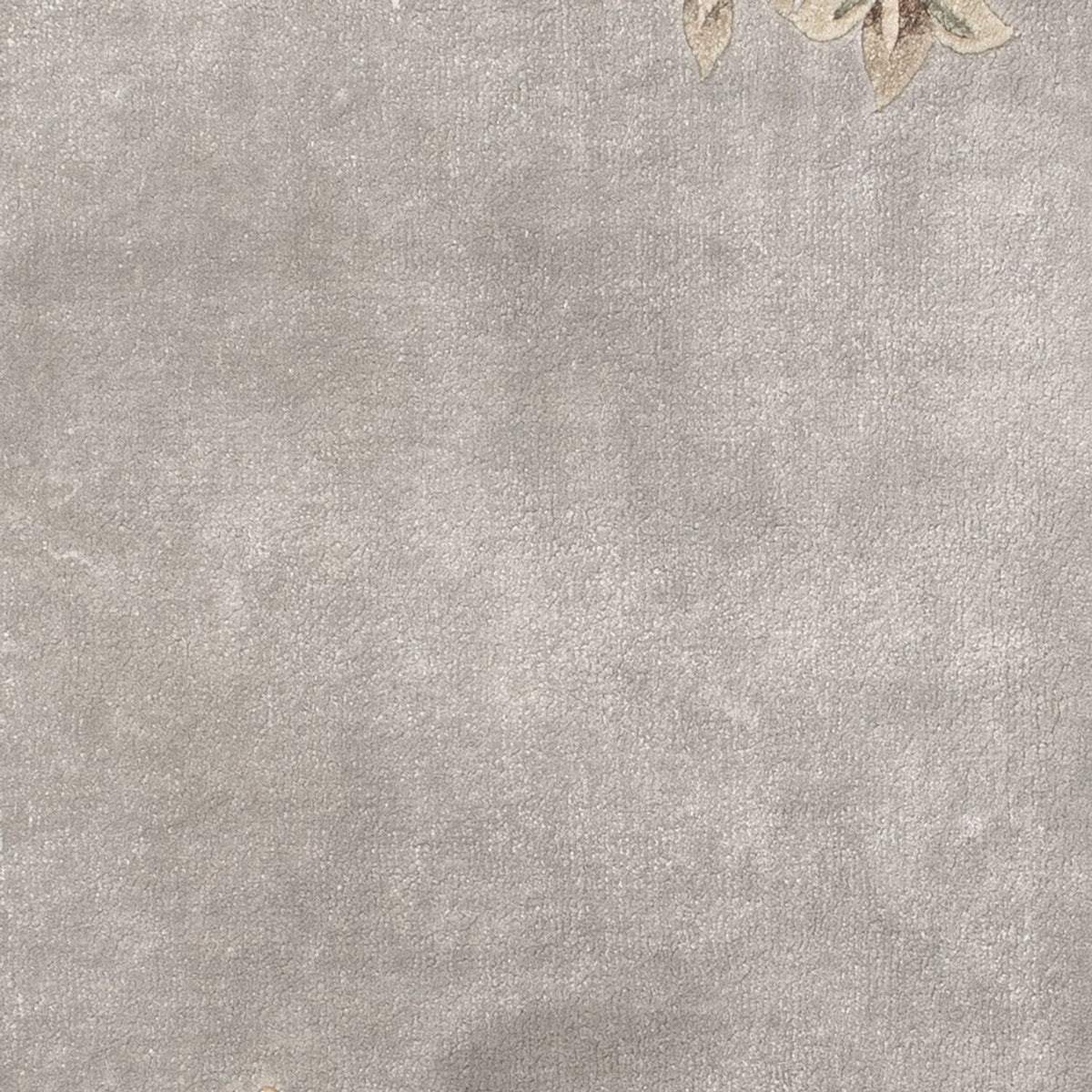 Alfombra de seda - Seda china - 124 x 60 cm - plata