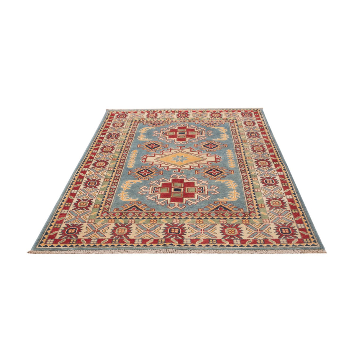 Alfombra Ziegler - Kazak - 180 x 120 cm - azul claro