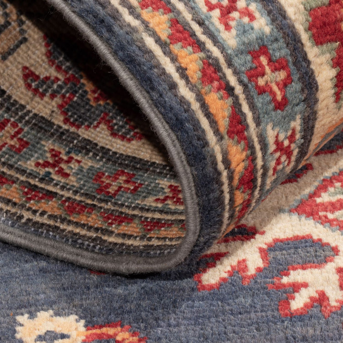 Alfombra Ziegler - Kazak - 148 x 97 cm - azul oscuro