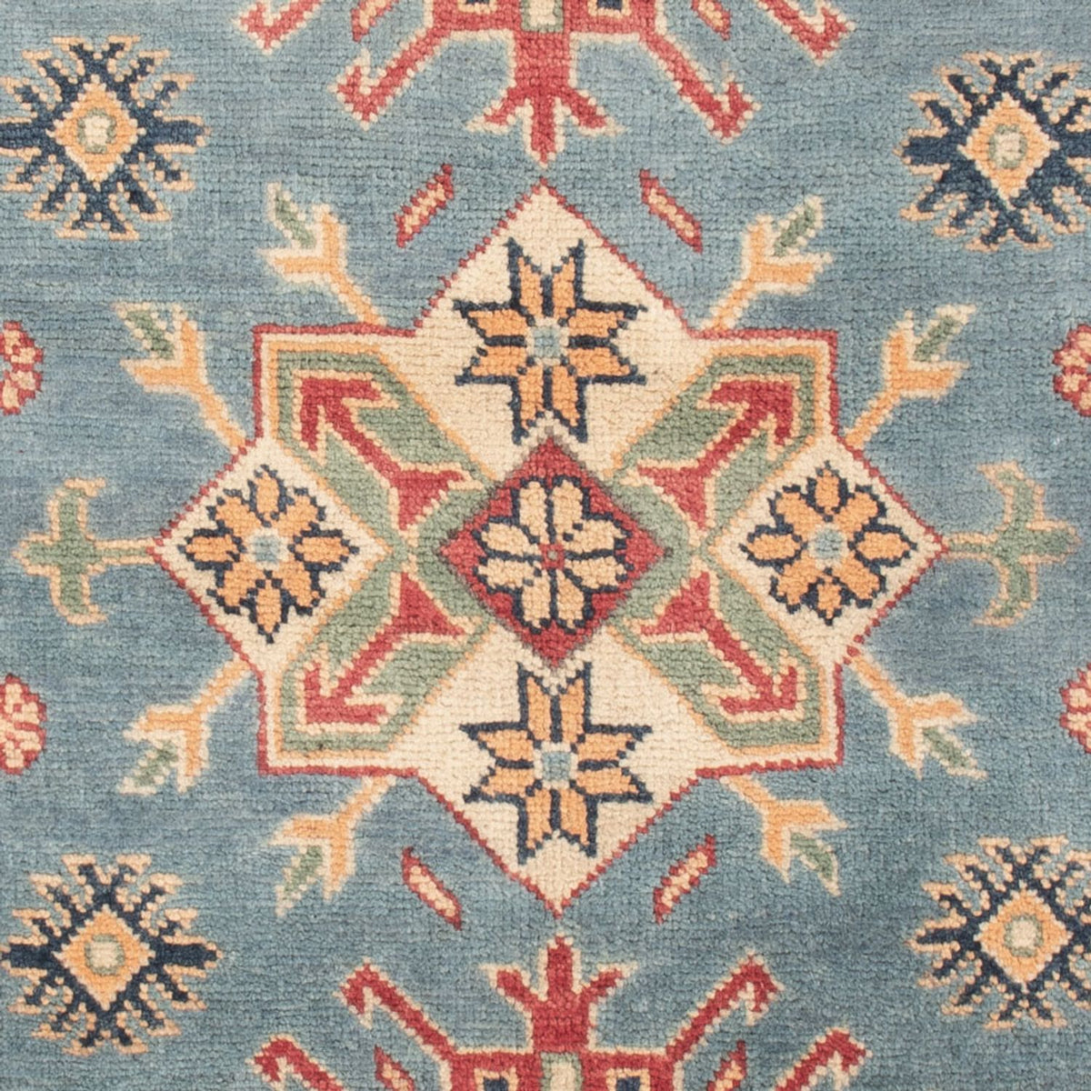 Alfombra Ziegler - Kazak - 147 x 98 cm - azul claro