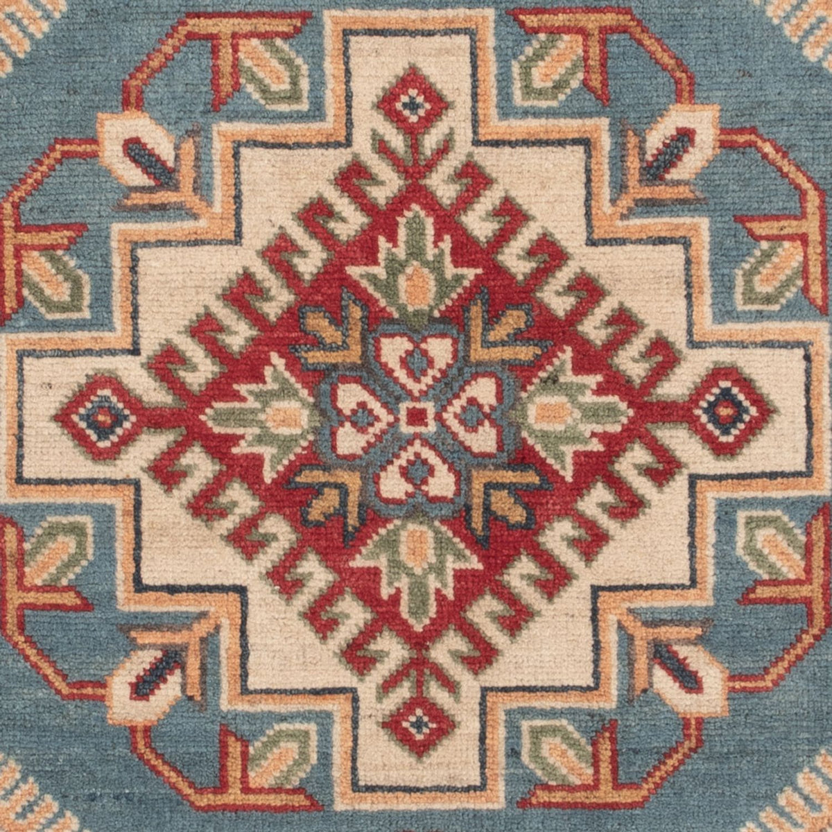 Alfombra Ziegler - Kazak - 146 x 96 cm - azul claro