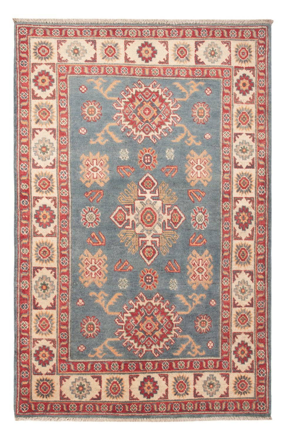 Alfombra Ziegler - Kazak - 150 x 98 cm - azul claro