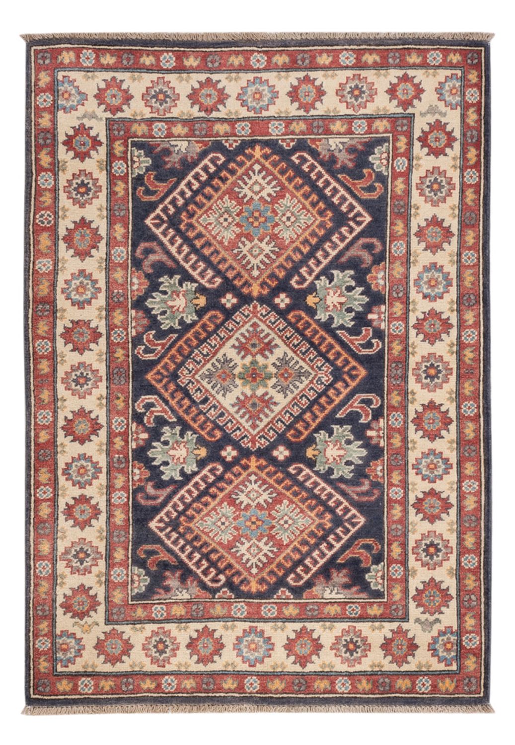 Alfombra Ziegler - Kazak - 147 x 99 cm - azul oscuro