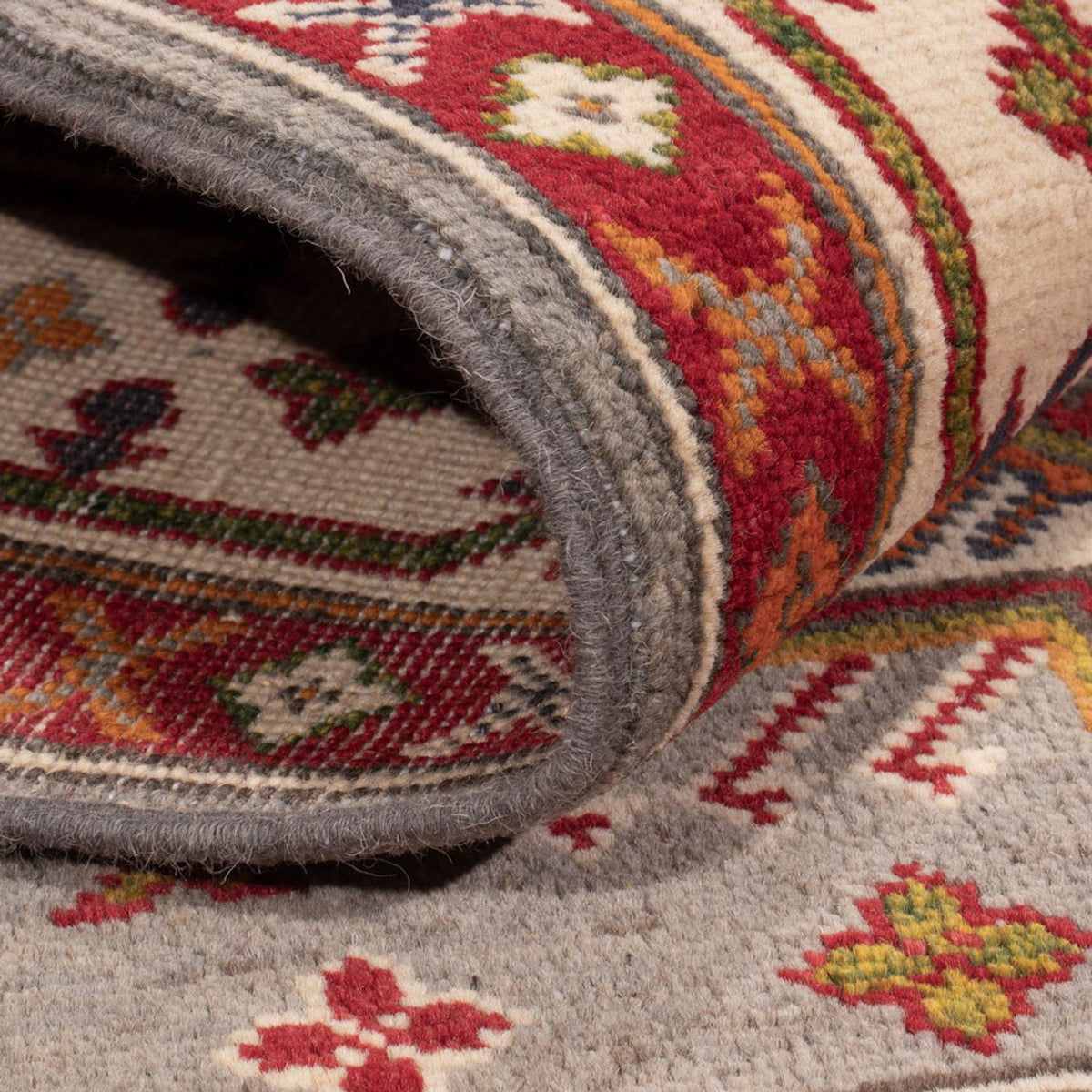 Alfombra Ziegler - Kazak - 181 x 123 cm - azul claro