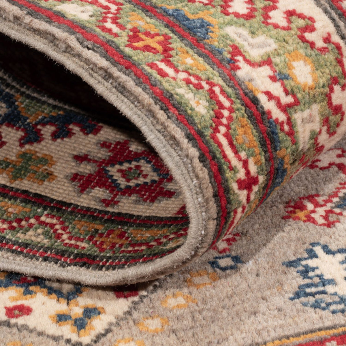 Alfombra Ziegler - Kazak - 154 x 102 cm - azul claro