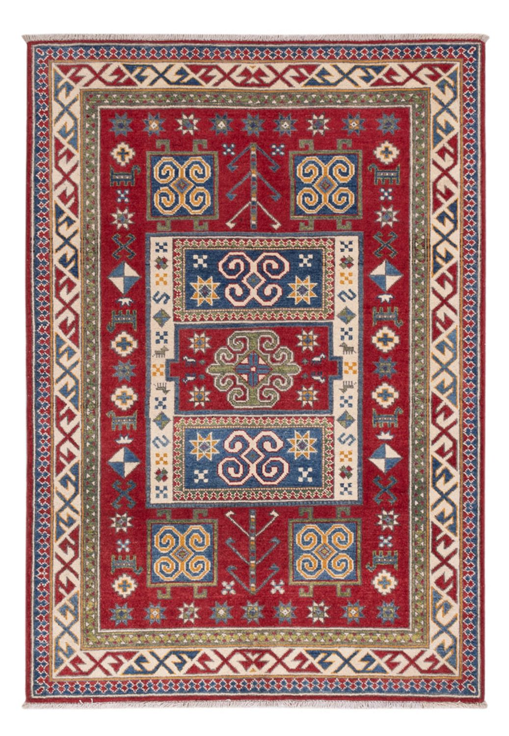 Alfombra Ziegler - Kazak - 176 x 119 cm - rojo