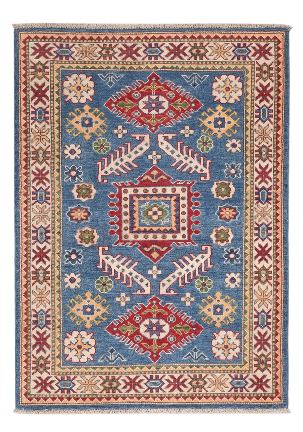 Alfombra Ziegler - Kazak - 145 x 102 cm - azul