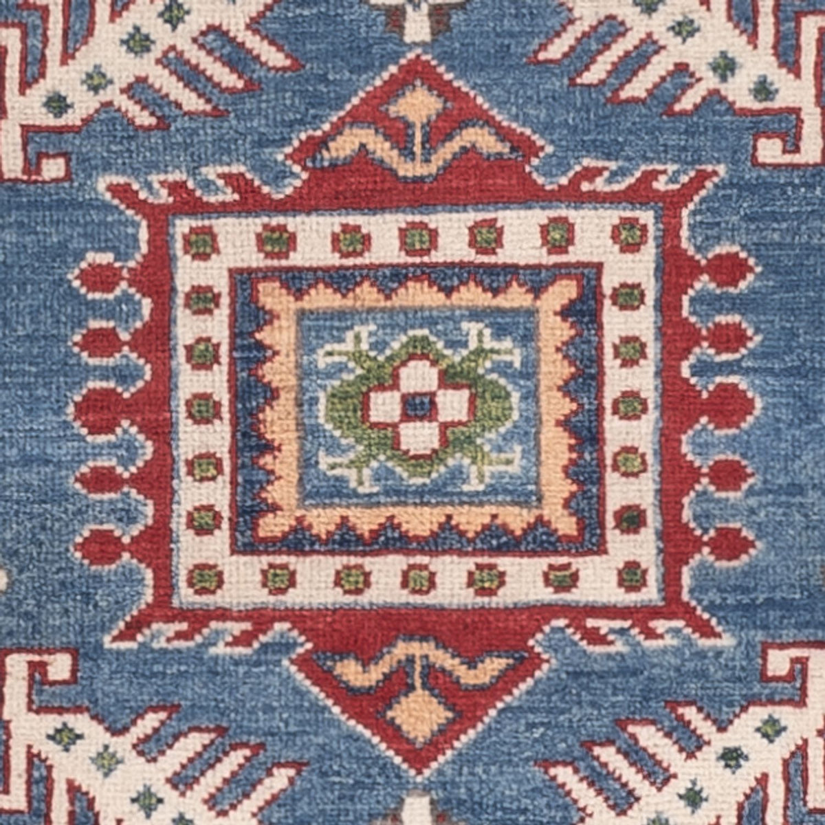 Alfombra Ziegler - Kazak - 145 x 102 cm - azul