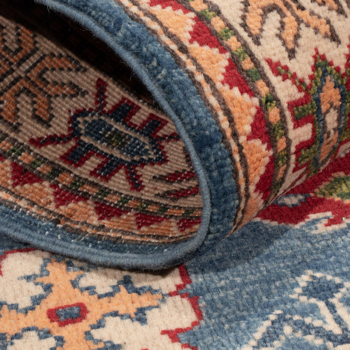 Alfombra Ziegler - Kazak - 145 x 102 cm - azul