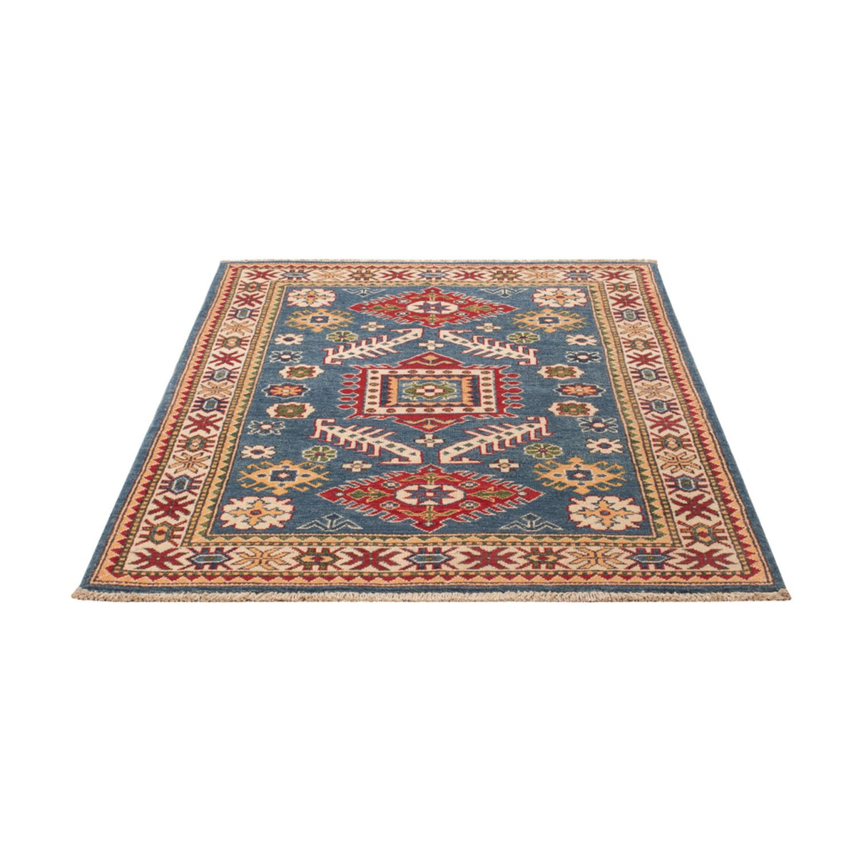 Alfombra Ziegler - Kazak - 145 x 102 cm - azul
