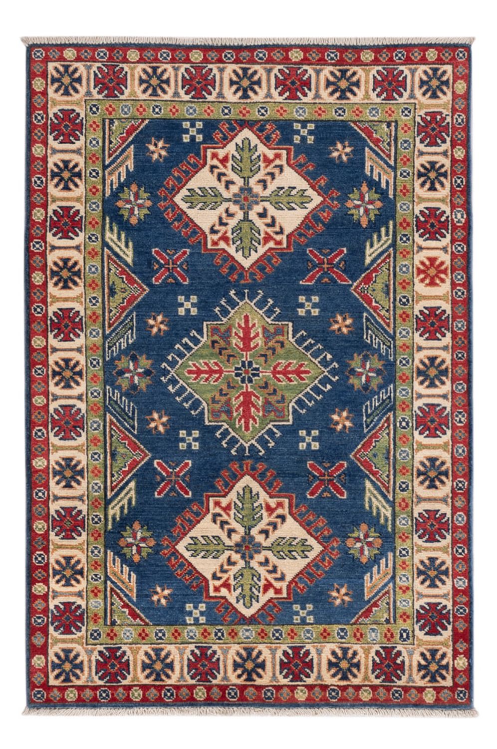 Alfombra Ziegler - Kazak - 152 x 98 cm - azul