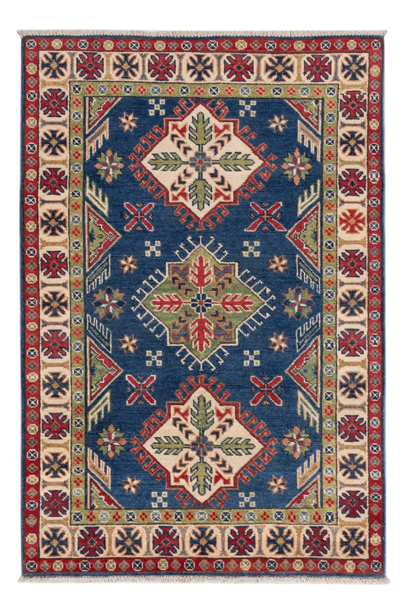 Alfombra Ziegler - Kazak - 152 x 98 cm - azul