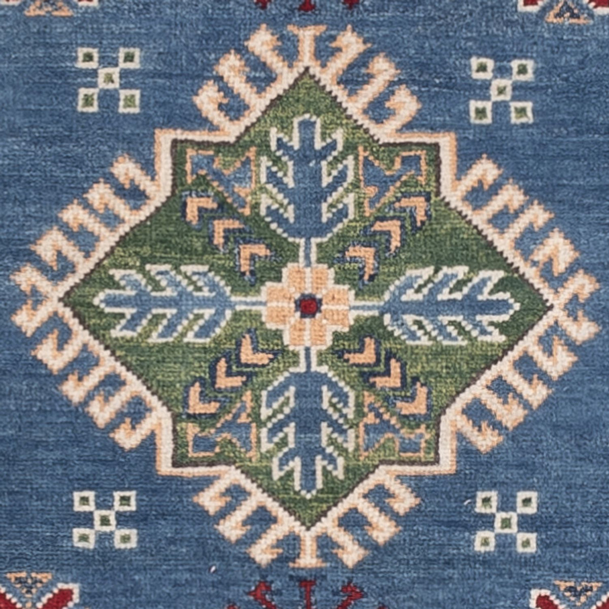 Alfombra Ziegler - Kazak - 142 x 101 cm - azul