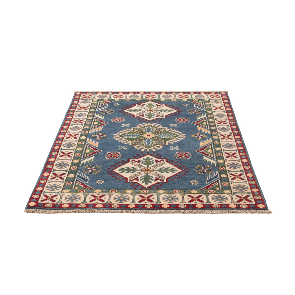 Alfombra Ziegler - Kazak - 142 x 101 cm - azul