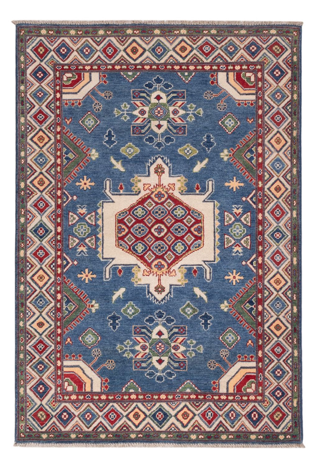 Alfombra Ziegler - Kazak - 183 x 122 cm - azul