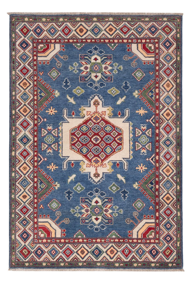 Alfombra Ziegler - Kazak - 183 x 122 cm - azul