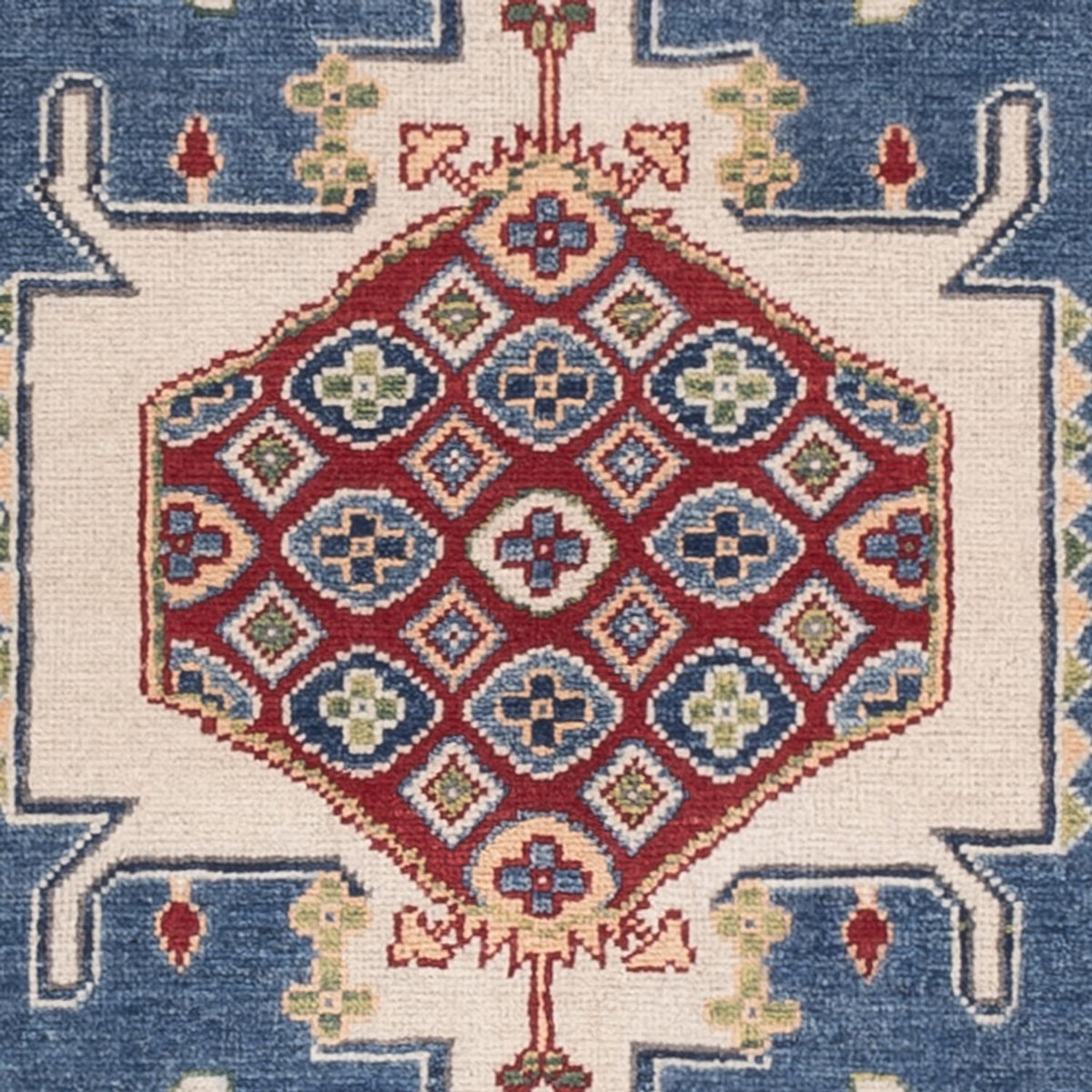 Alfombra Ziegler - Kazak - 183 x 122 cm - azul