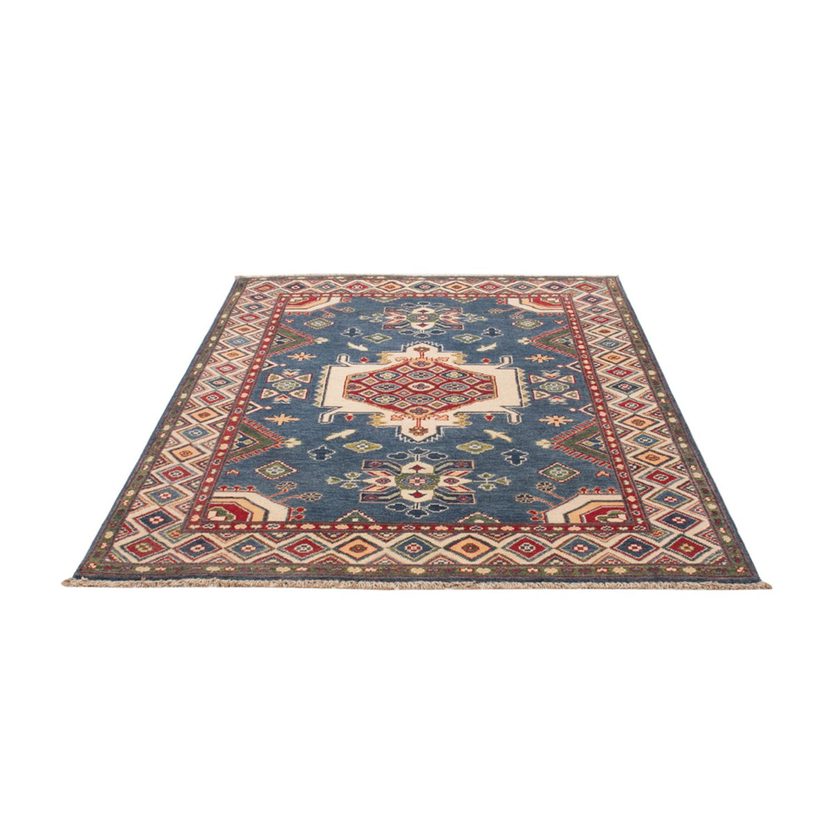 Alfombra Ziegler - Kazak - 183 x 122 cm - azul