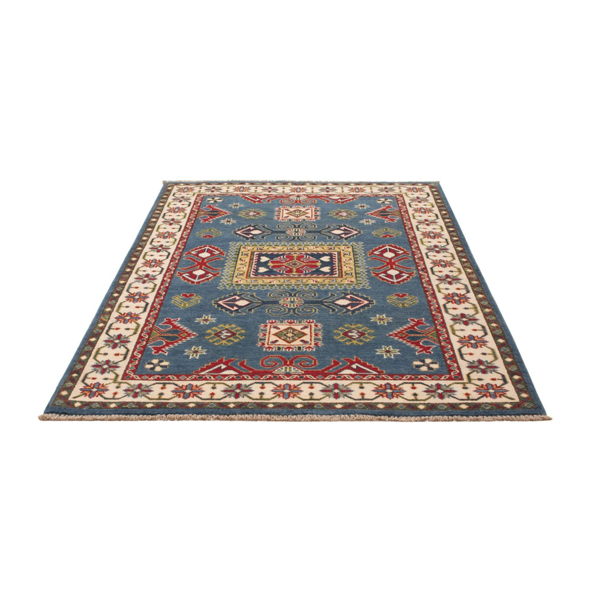 Alfombra Ziegler - Kazak - 184 x 121 cm - azul