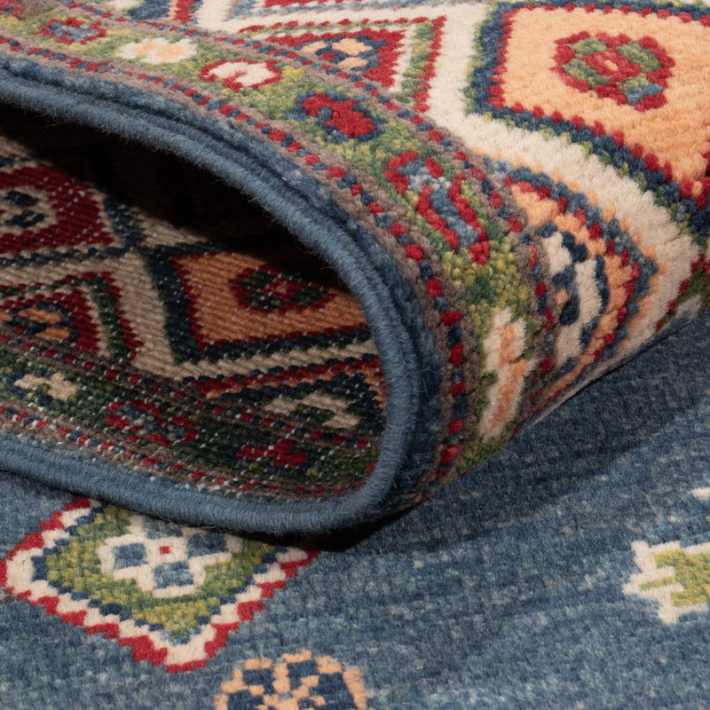 Alfombra Ziegler - Kazak - 182 x 120 cm - azul