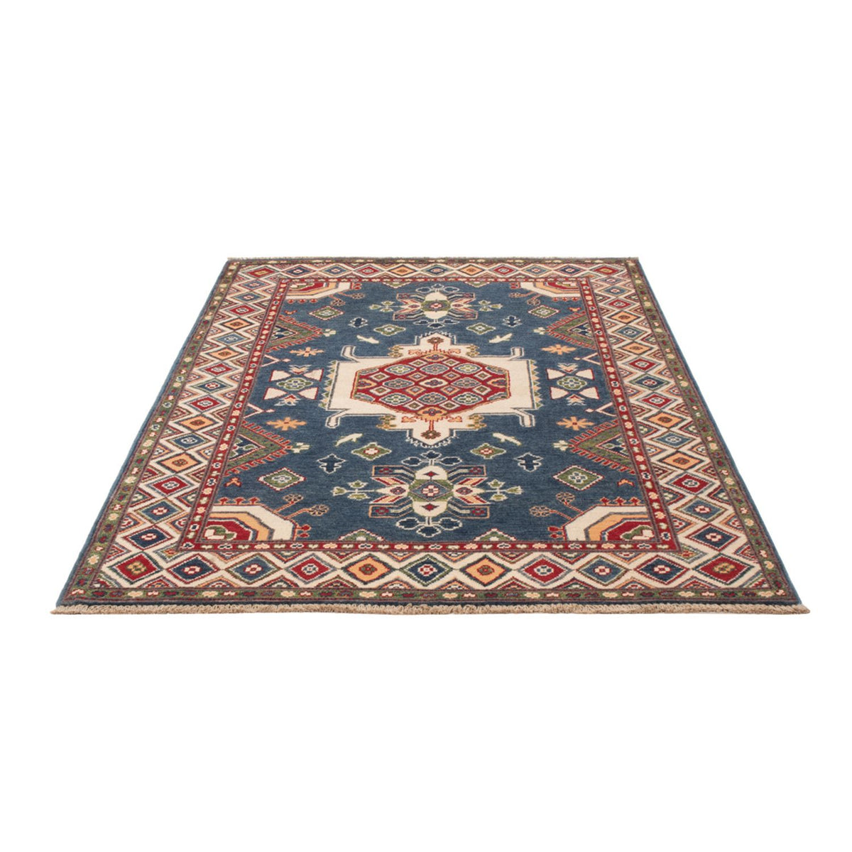 Alfombra Ziegler - Kazak - 182 x 120 cm - azul