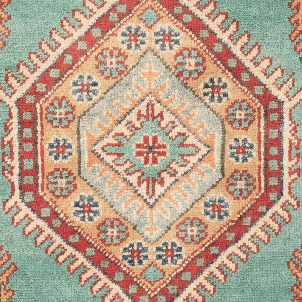 Alfombra Ziegler - Kazak - 120 x 76 cm - turquesa