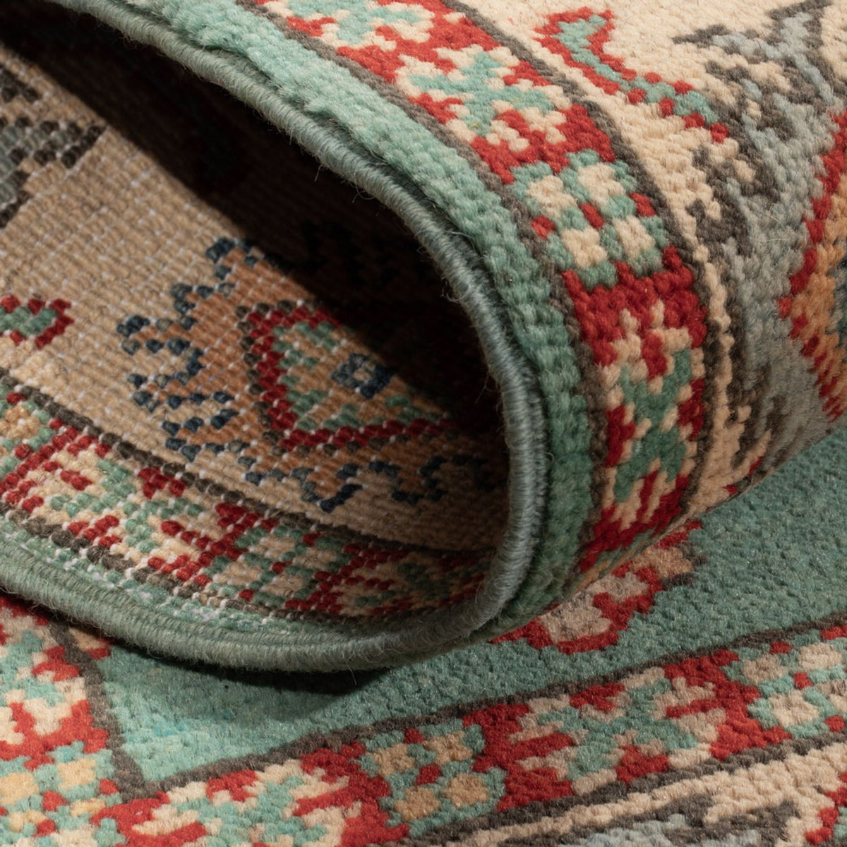 Alfombra Ziegler - Kazak - 127 x 77 cm - turquesa