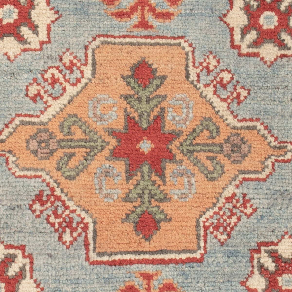 Alfombra Ziegler - Kazak - 86 x 62 cm - azul claro