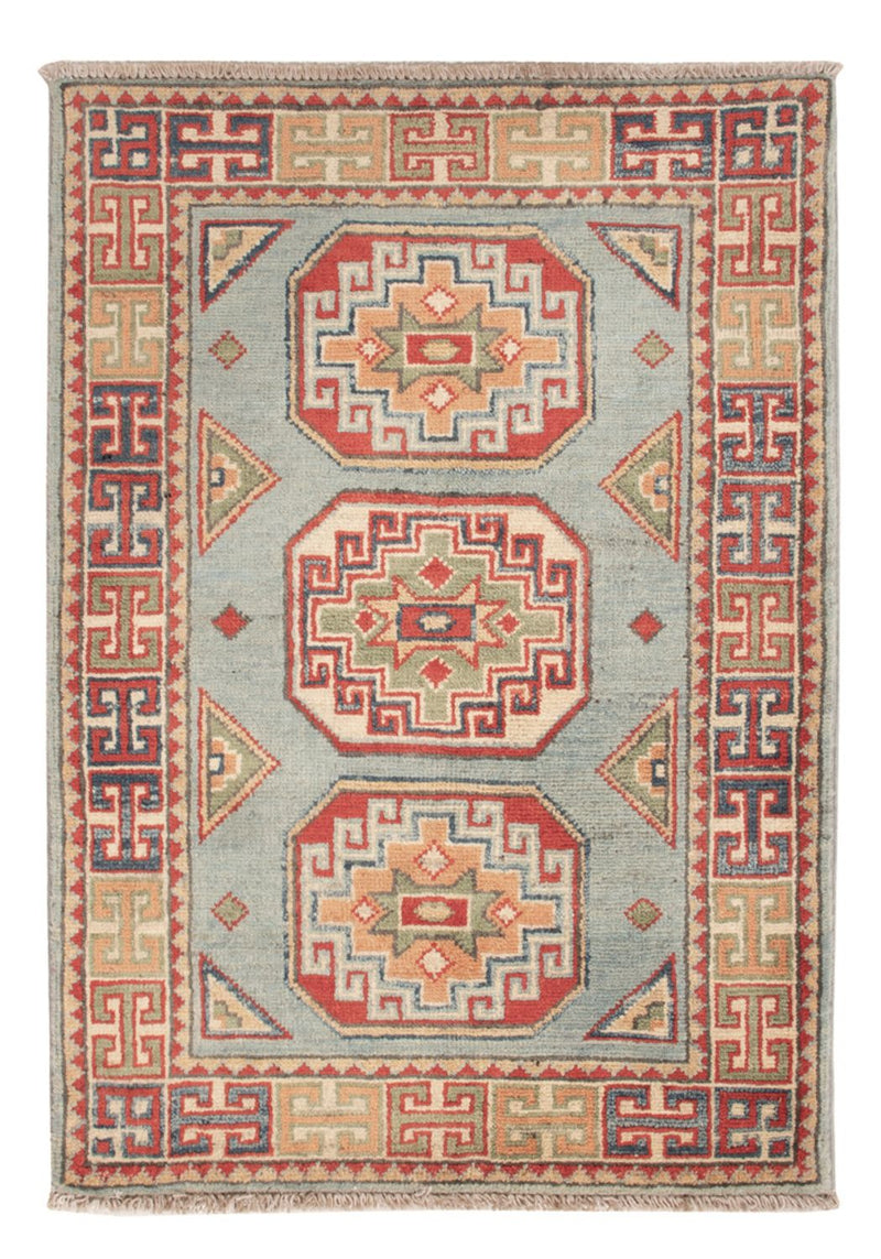 Alfombra Ziegler - Kazak - 91 x 62 cm - azul claro