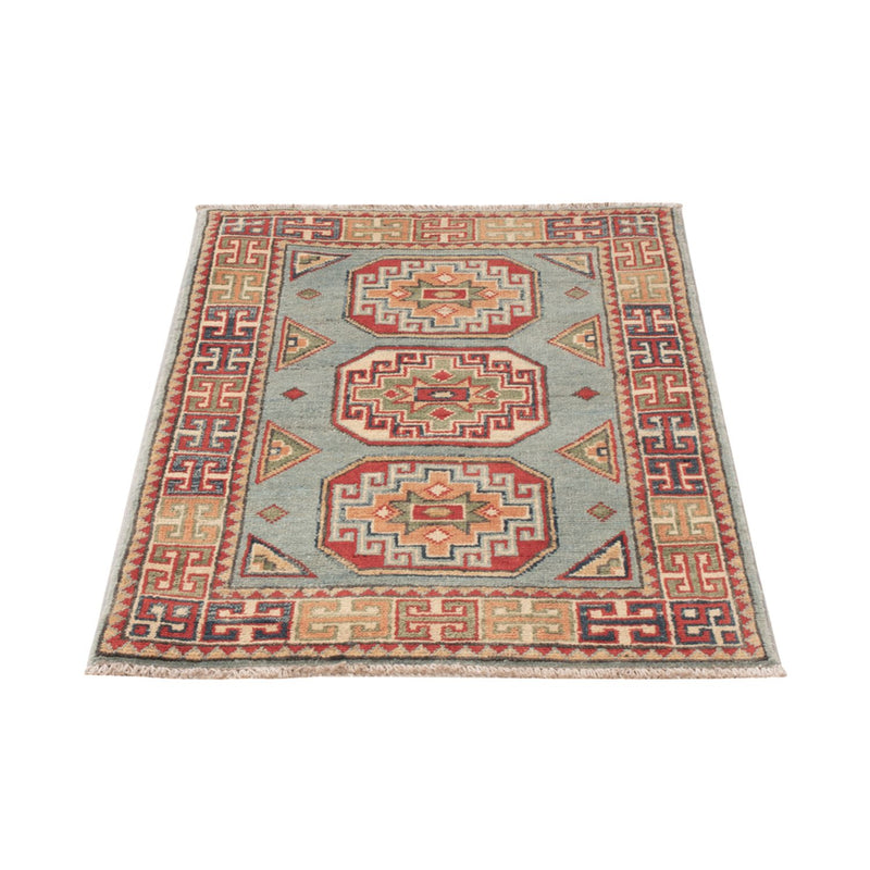 Alfombra Ziegler - Kazak - 91 x 62 cm - azul claro