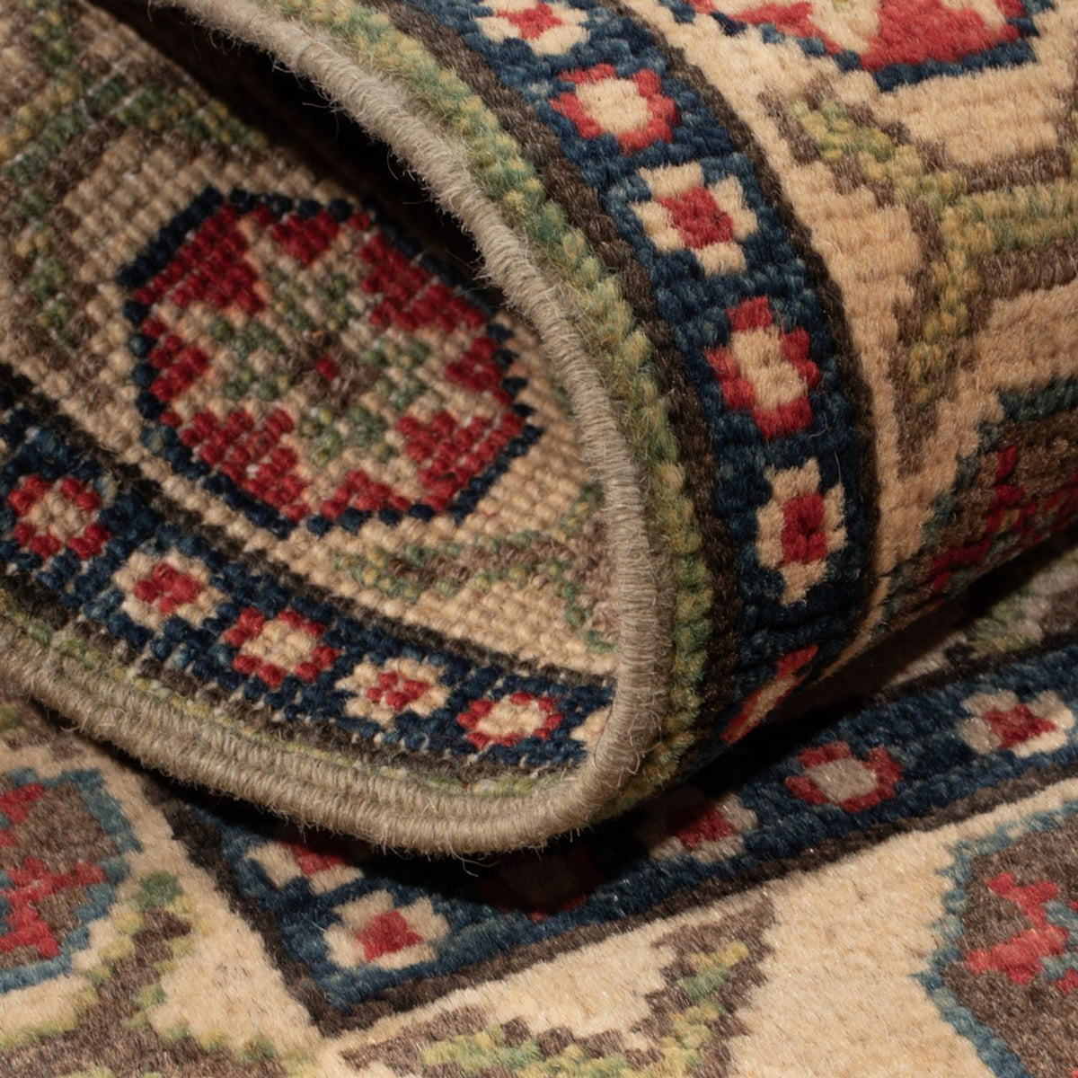 Alfombra Ziegler - Kazak - 90 x 60 cm - verde