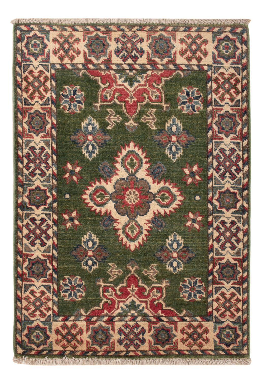 Alfombra Ziegler - Kazak - 86 x 60 cm - verde